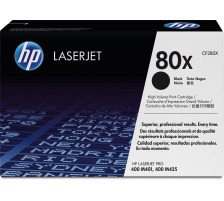 HP H80XBK Tonermodule XL schwarz - HP No. 80X BK, CF280X für z.B. HP LaserJet Pro 400 M 401 a, HP LaserJet Pro 400 M 401 d