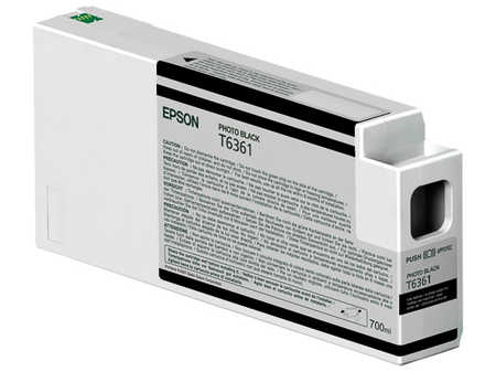 Epson E596/636/642 Druckerpatronen XL phbk - Epson T6361, C13T636100 für z.B. Epson Stylus Pro 7700, Epson Stylus Pro 7890, Epson Stylus Pro 7900