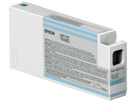 Epson E596/636/642 Druckerpatronen XL light c - Epson T6365, C13T636500 für z.B. Epson Stylus Pro 7890, Epson Stylus Pro 7890 SpectroProofer