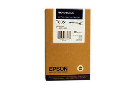 Epson E613 Druckerpatronen photo bk - Epson T6051, C13T605100 für z.B. Epson Stylus Pro 4800, Epson Stylus Pro 4880