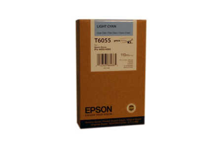 Epson E613 Druckerpatronen light cyan - Epson T6055, C13T605500 für z.B. Epson Stylus Pro 4800, Epson Stylus Pro 4880