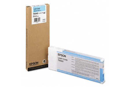 Epson E606/614 Druckerpatronen XL light c - Epson T6065LC, C13T606500 für z.B. Epson Stylus Pro 4800, Epson Stylus Pro 4880