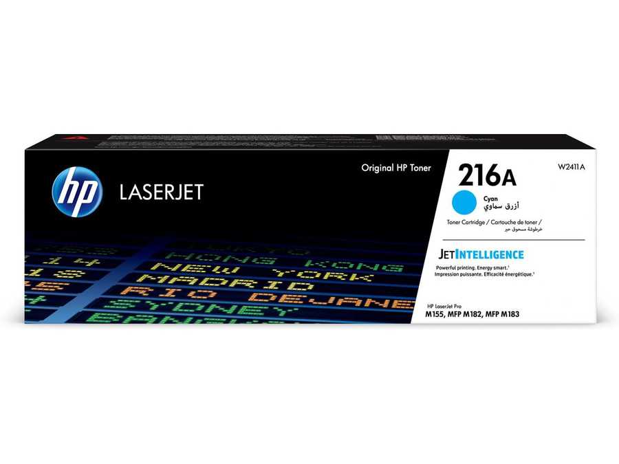 HP H216A Tonermodule cyan - HP No. 216A, W2411A für z.B. HP Color LaserJet Pro M 155 nw, HP Color LaserJet Pro M 180, HP Color LaserJet Pro M 182 n