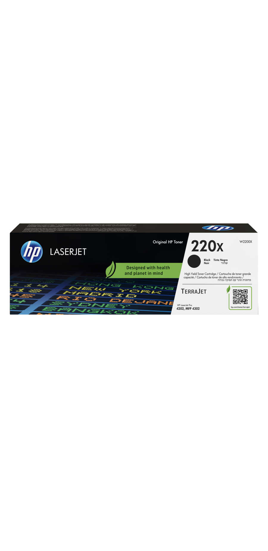 HP H220X Toner XL c - HP No. 220X, W2201X für z.B. HP Color LaserJet Pro 4202 dn, HP Color LaserJet Pro 4202 dw, HP Color LaserJet Pro 4202