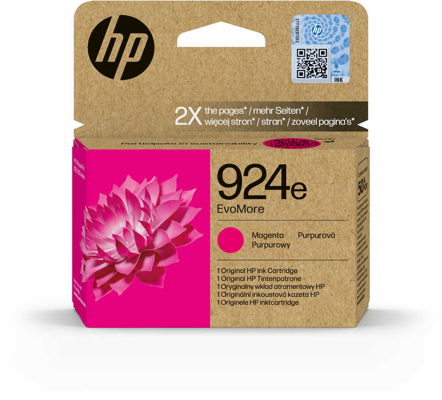 HP H924em Druckerpatronen XL m - HP No. 924e m, 4K0U8NE für z.B. HP OfficeJet Pro 8120, HP OfficeJet Pro 8120 e, HP OfficeJet Pro 8122 e
