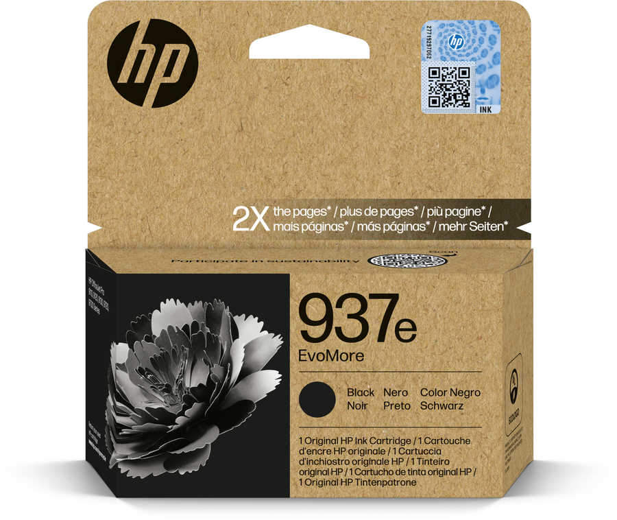 HP H937XLbk Druckerpatronen XL bk - HP No. 937XL bk, 4S6W9NE für z.B. HP OfficeJet Pro 9100, HP OfficeJet Pro 9110 b, HP OfficeJet Pro 9117 b