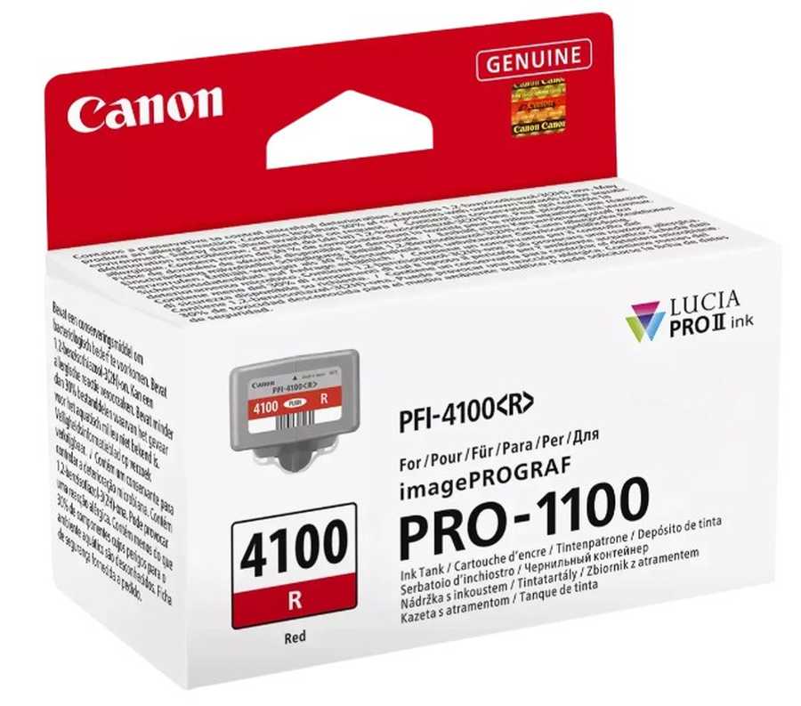 Canon C4100R Druckerpatronen r - Canon PFI-4100R für z.B. Canon imagePROGRAF Pro -1100, Canon imagePROGRAF Pro -1100 GB