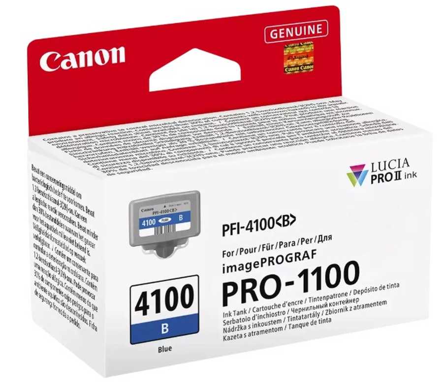 Canon C4100B Druckerpatronen b - Canon PFI-4100B für z.B. Canon imagePROGRAF Pro -1100, Canon imagePROGRAF Pro -1100 GB