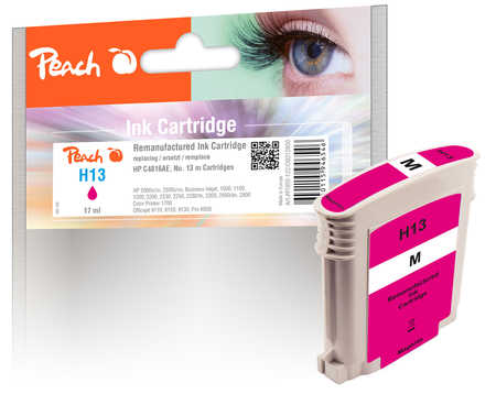 Peach H13m Druckerpatrone ma ersetzt HP No. 13 m, C4816AE für z.B. HP Business InkJet 1000, HP OfficeJet Pro K 850, HP OfficeJet Pro K 850 DN
