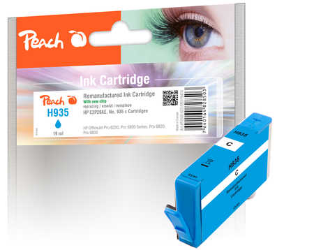 Peach H935c Druckerpatrone cy ersetzt HP No. 935 c, C2P20A für z.B. HP OfficeJet Pro 6230, HP OfficeJet Pro 6830, HP OfficeJet 6815