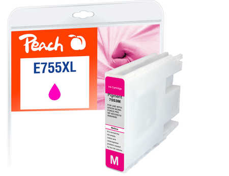 Peach E754/755/756 Druckerpatrone XL ma ersetzt Epson T7553M, C13T755340 für z.B. Epson WorkForce Pro WF -6530 MFP, Epson WorkForce Pro WF -8090