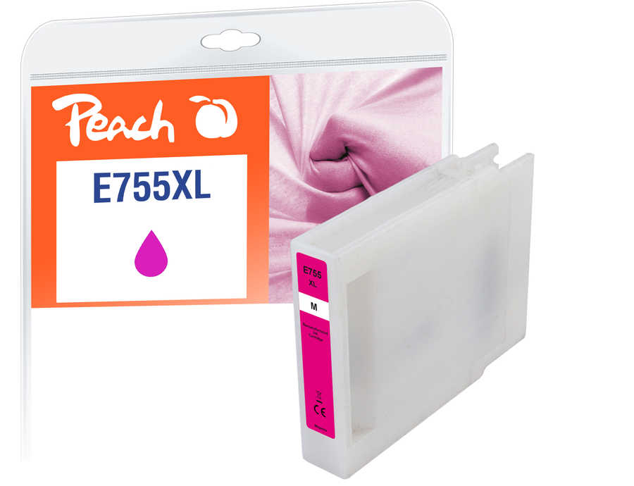 Peach E754/755/756 XL Druckerpatrone XL ma ersetzt Epson T7553M, C13T755340 für z.B. Epson WorkForce Pro WF -6530 MFP, Epson WorkForce Pro WF -8090