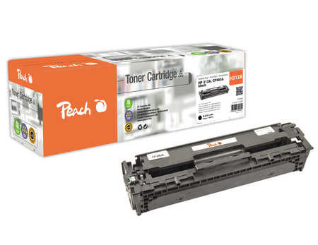 Peach H312ABK Tonermodul bk ersetzt HP No. 312A BK, CF380A für z.B. HP Color LaserJet Pro MFP M 476 dn, HP Color LaserJet Pro MFP M 476 dw