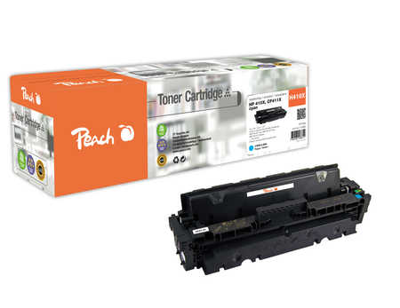 Peach H410XC Tonermodul XL cy ersetzt HP No. 410X C, CF411X für z.B. HP Color LaserJet Pro M 450, HP Color LaserJet Pro M 452
