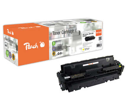 Peach H410XY Tonermodul XL ye ersetzt HP No. 410X Y, CF412X für z.B. HP Color LaserJet Pro M 450, HP Color LaserJet Pro M 452