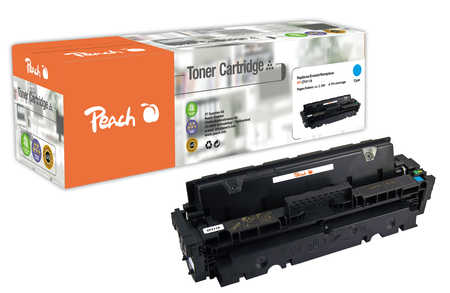 Peach H410AC Tonermodul cy ersetzt HP No. 410A C, CF411A für z.B. HP Color LaserJet Pro M 450, HP Color LaserJet Pro M 452