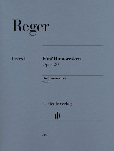 Reger, Max - Fünf Humoresken op. 20 für Klavier