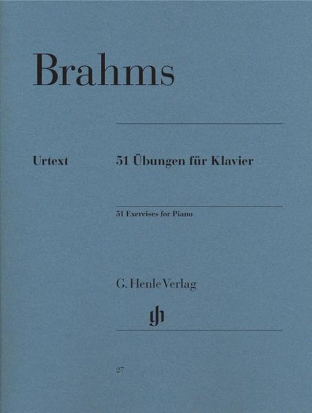 Brahms, Johannes - 51 Übungen für Klavier