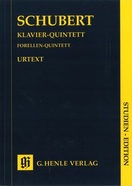 Schubert, Franz - Quintett A-dur op. post. 114 D 667 für Klavier, Violine, Viola, Violoncello und Kontrabass (Forellen-Quintett)