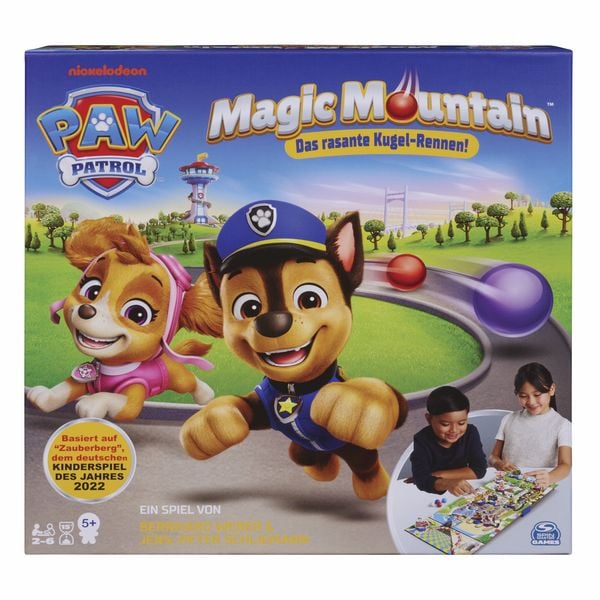 PAW Patrol - Magic Mountain, das rasante Kugel-Rennen, für 2-6 Spieler*Innen ab 5 Jahren