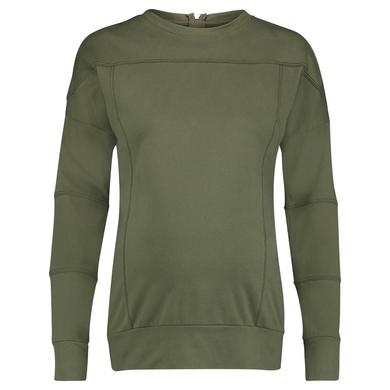 SUPERMOM Umstandssweater Stiching Army