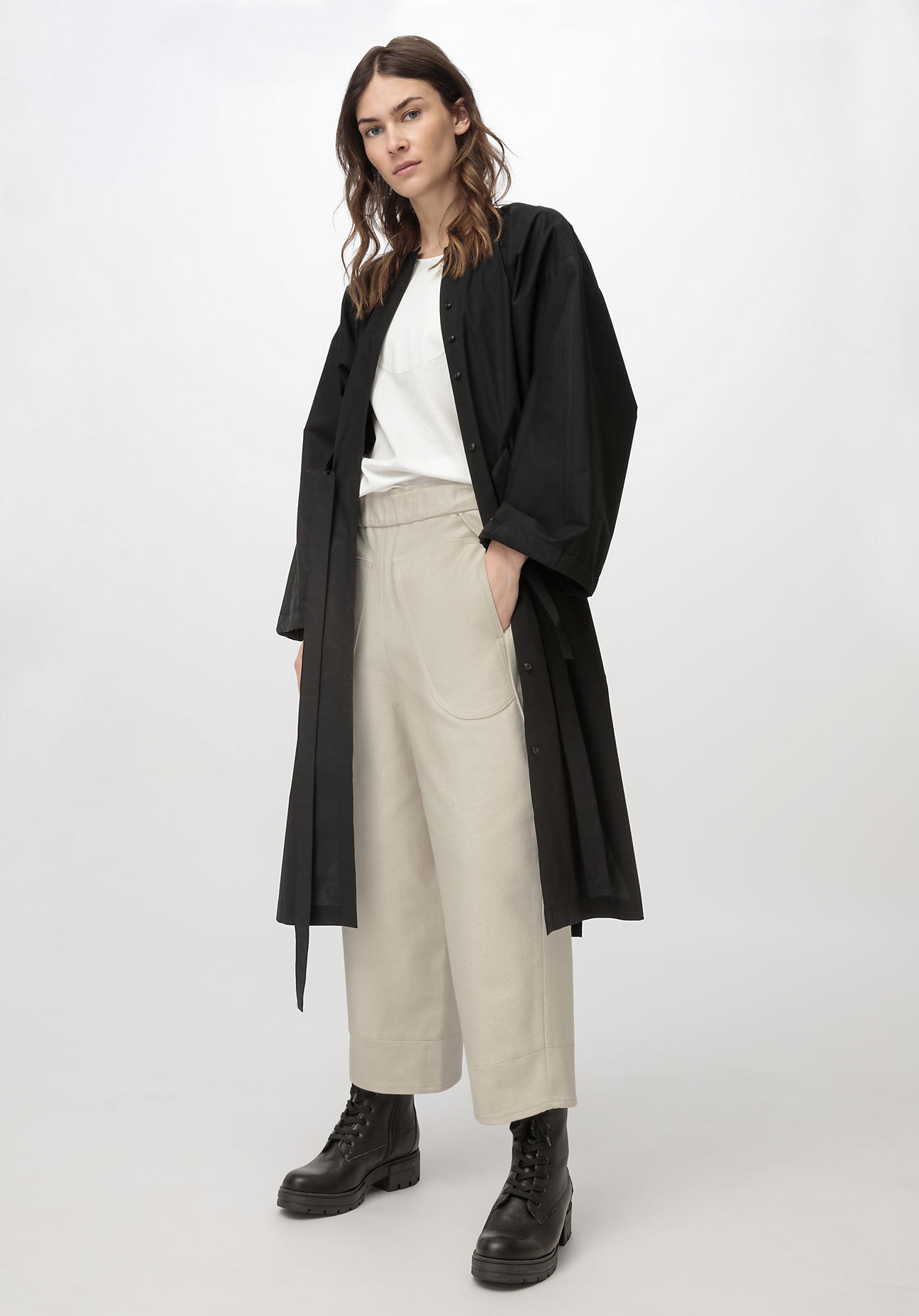 Damen ZERO WASTE Jeans aus Bio-Denim mit Hanf - naturfarben GrösseM