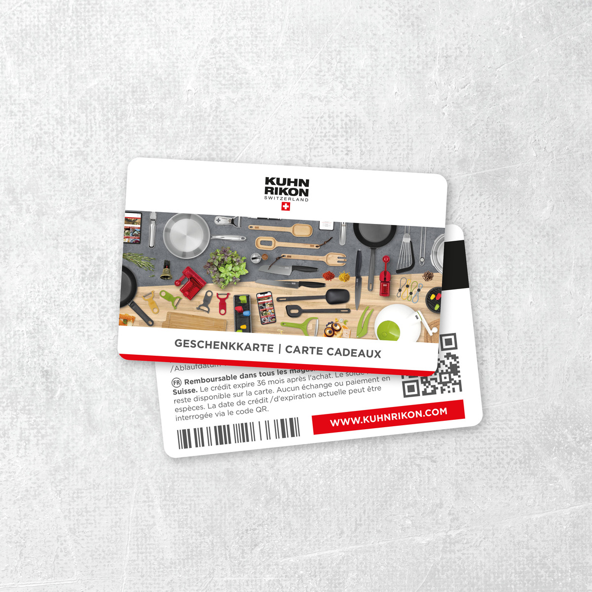 Kuhn Rikon - Geschenkkarte Webshop und Kuhn Rikon Shops CHF 200