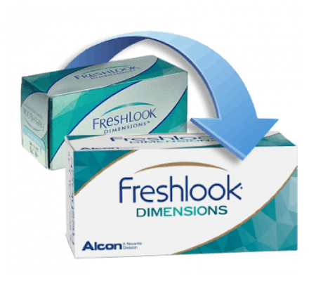 FreshLook Dimensions Kontaktlinsen - 2 Linsen