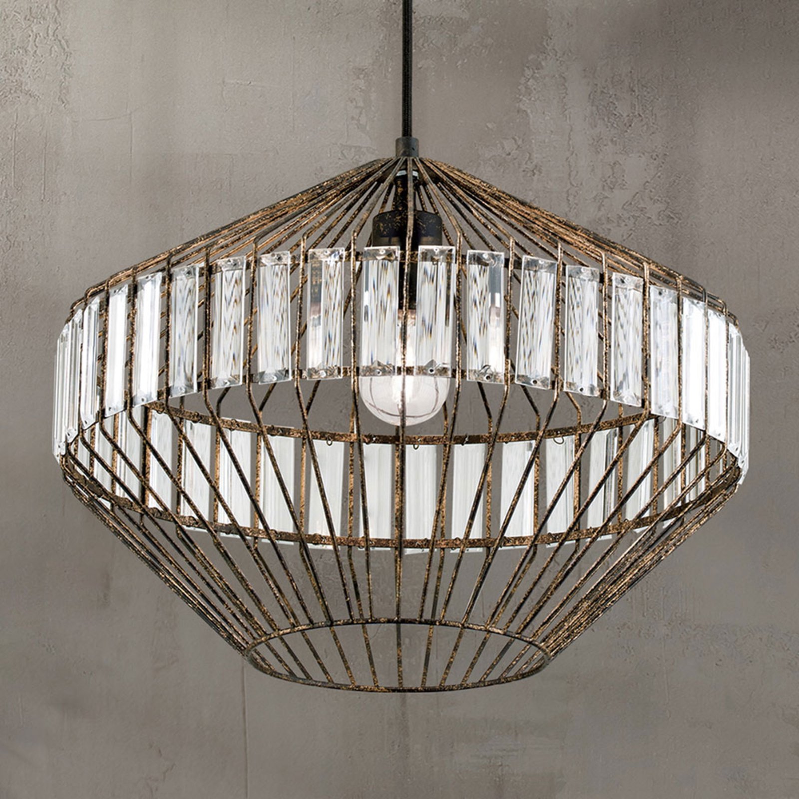 Käfig-Hängelampe Palace Ø 41 cm