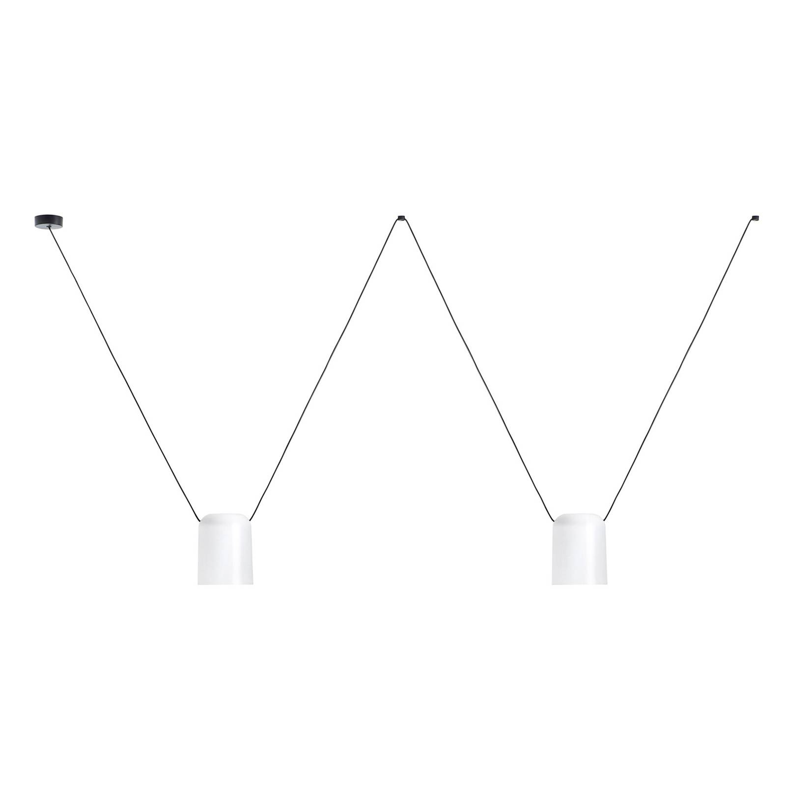 LEDS-C4 Attic Double Zylinder Ø 15cm weiß