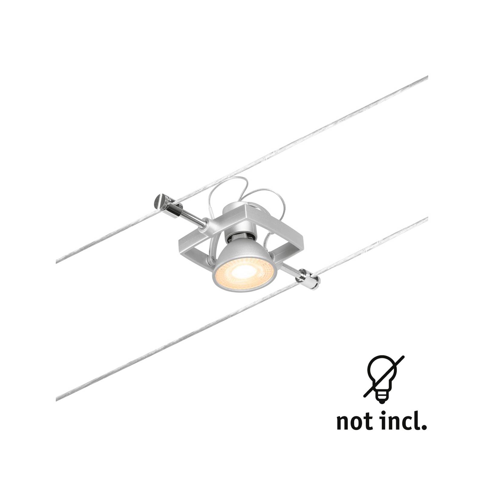 Paulmann Wire Mac II Spot für Seilsystem chrom