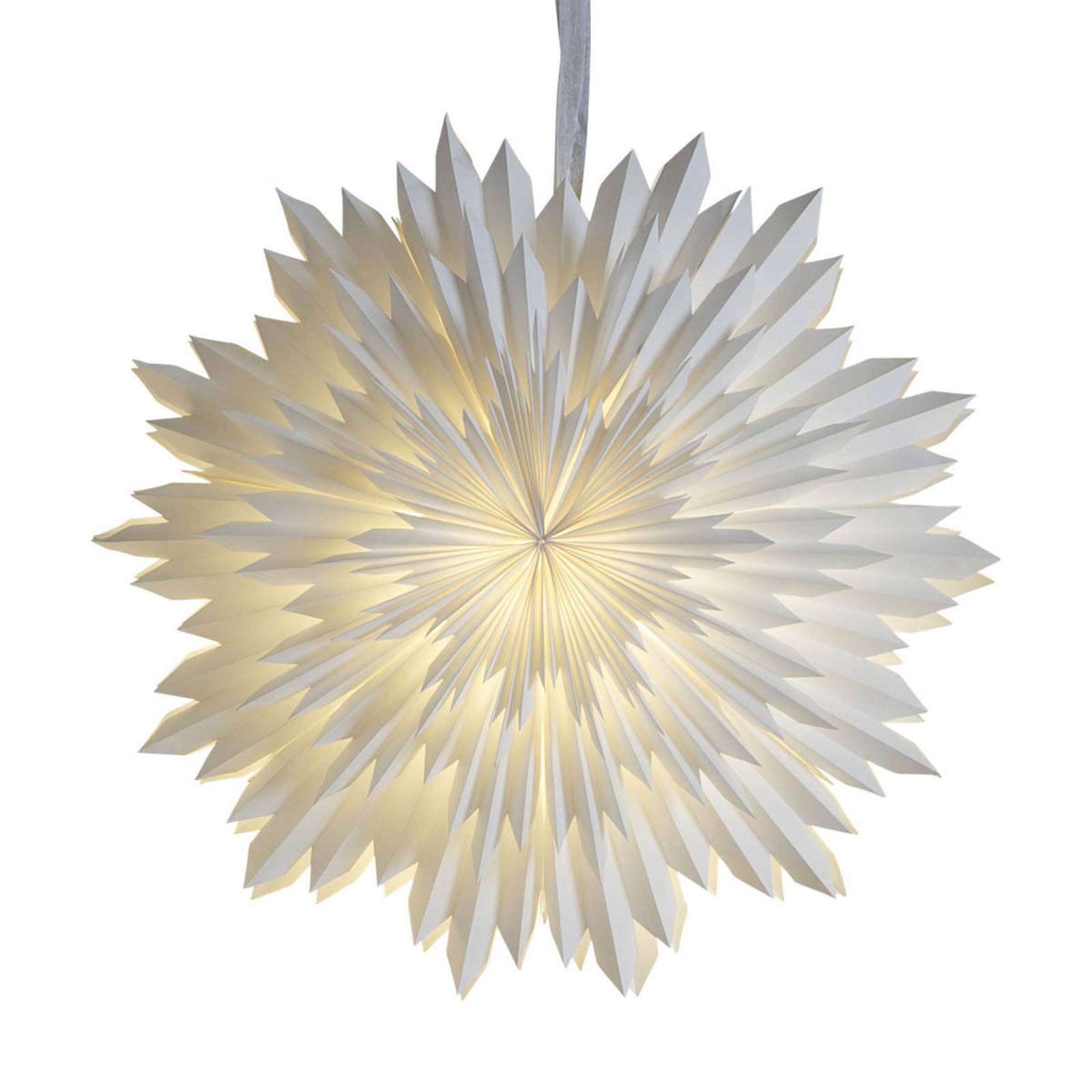 Dekostern Ice, Papier, ohne Fassung weiß