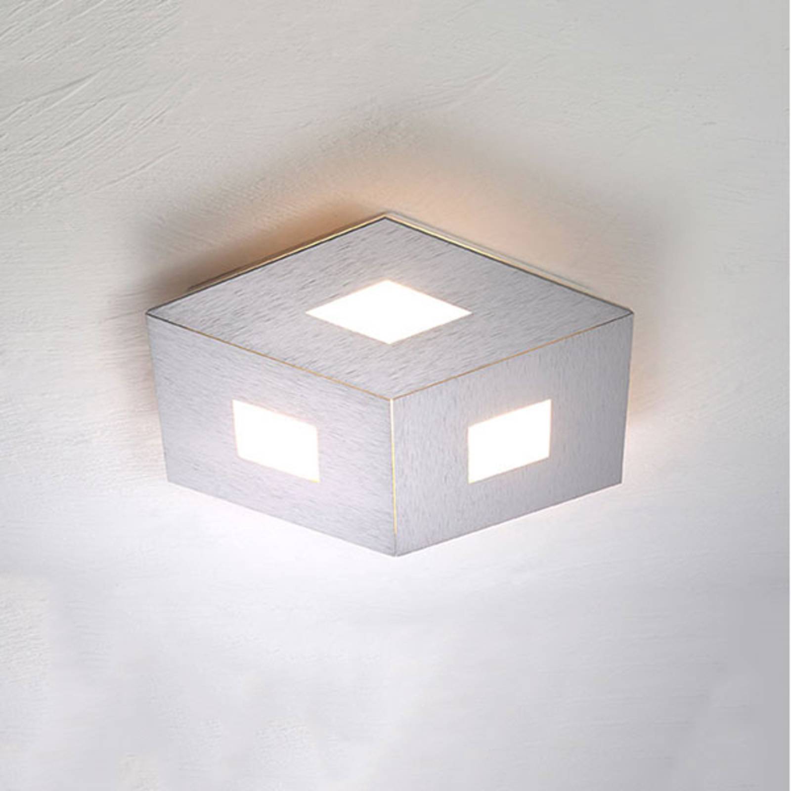 Bopp Box Comfort LED-Deckenlampe silber 35cm