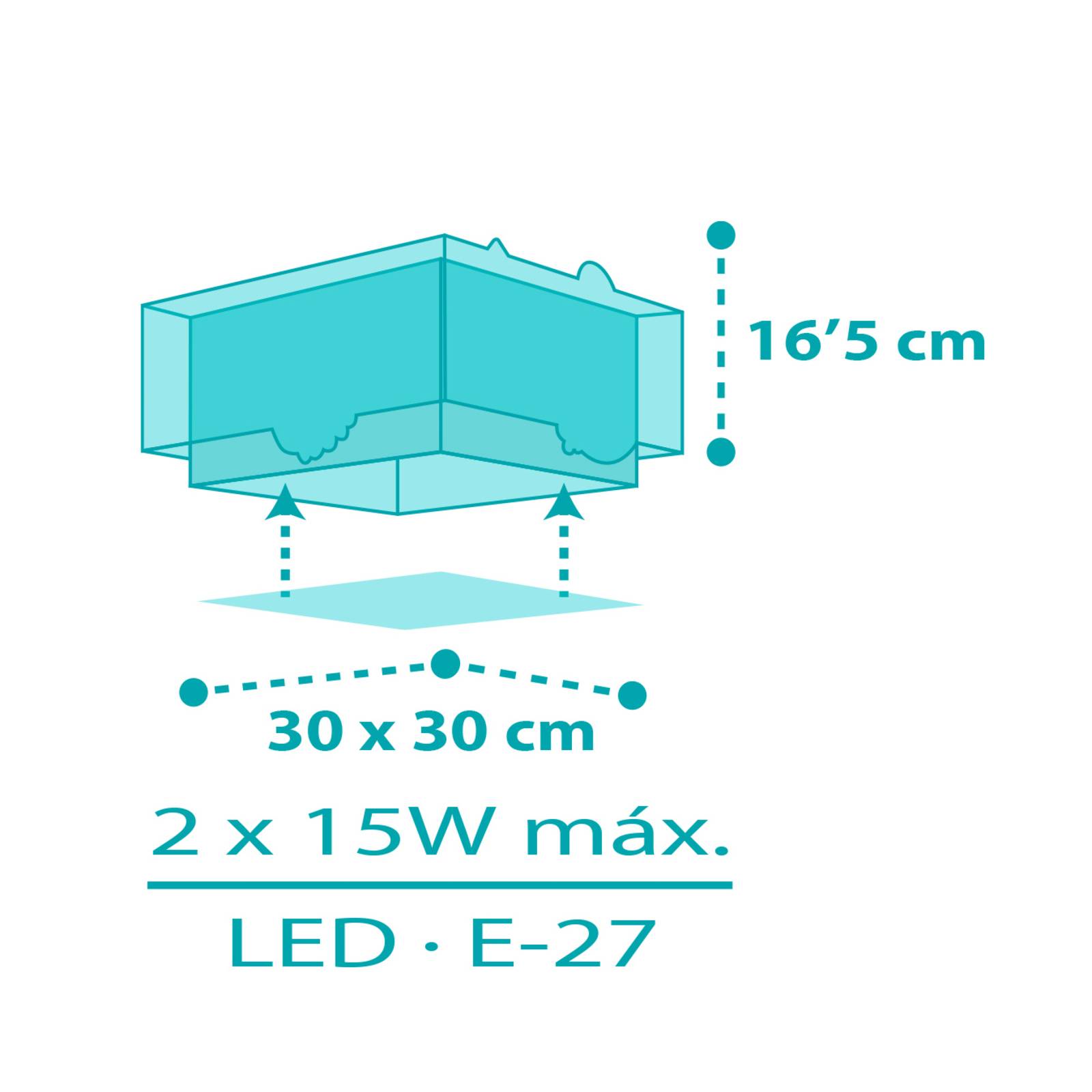 Dalber Happy Jungle Deckenlampe für Kinderzimmer