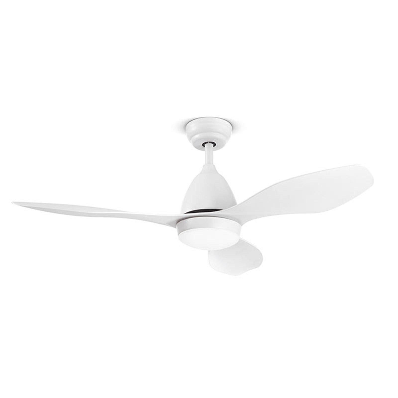 Deckenventilator Galileo mit Licht, weiß