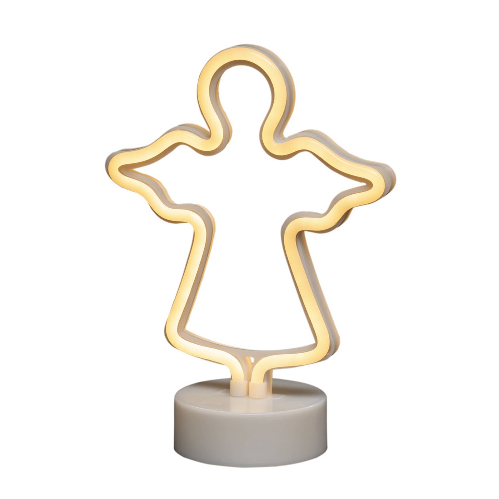 LED-Dekoleuchte Schlauchsilhouette Engel