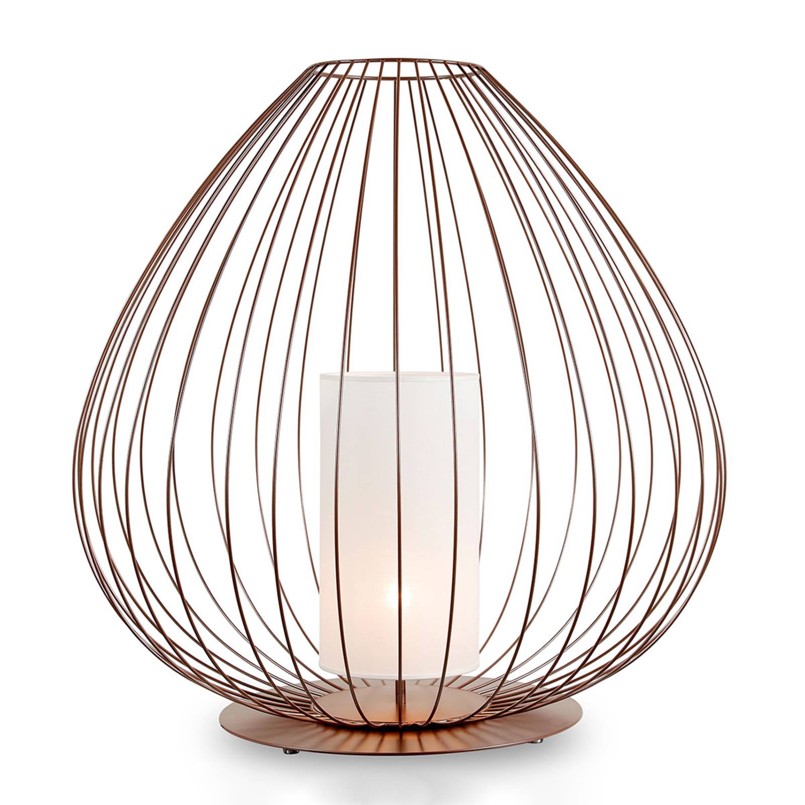 Karman Cell - Bodenlampe mit Käfig, Ø57cm, bronze