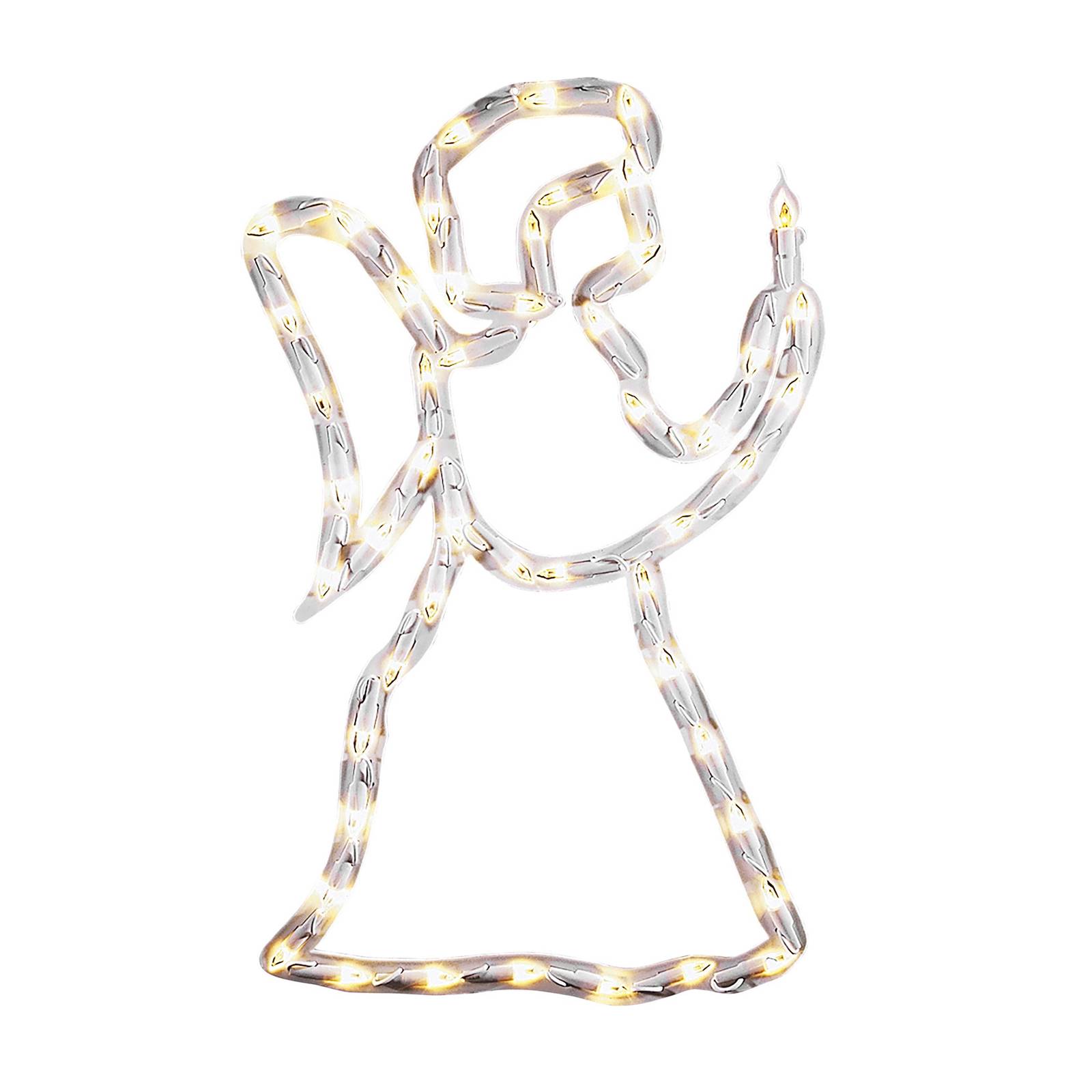 LED-Fenstersilhouette Engel f. innen 50fl