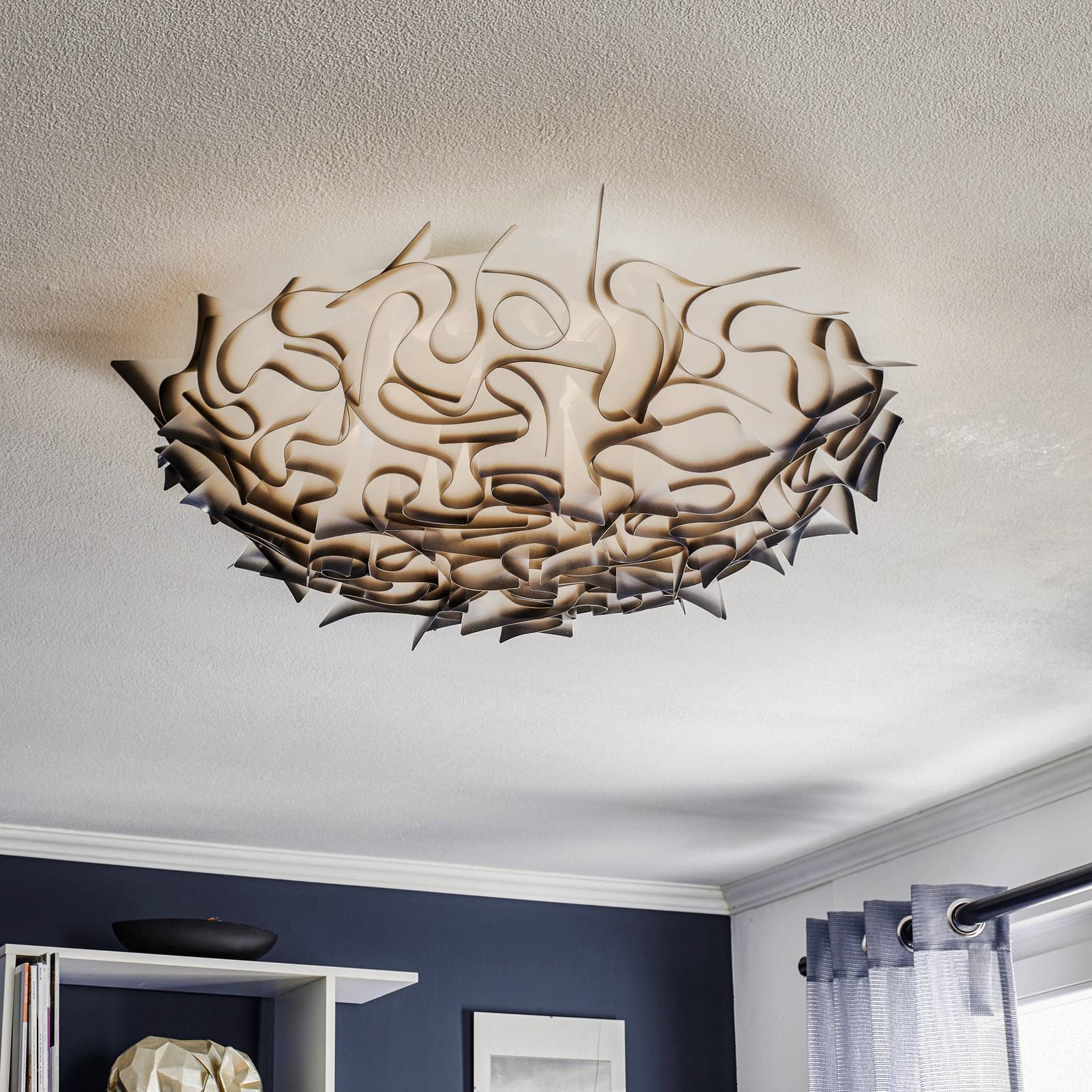 Slamp Veli Designer-Deckenlampe, Ø 78cm, anthrazit