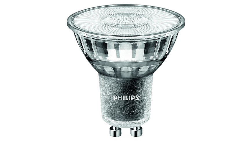 Philips MASTER ExpertColor 5,5-W-GU10-LED-Lampe, 355 lm, 97 Ra, 36 °, 2700K, warmweiß, dimmbar
