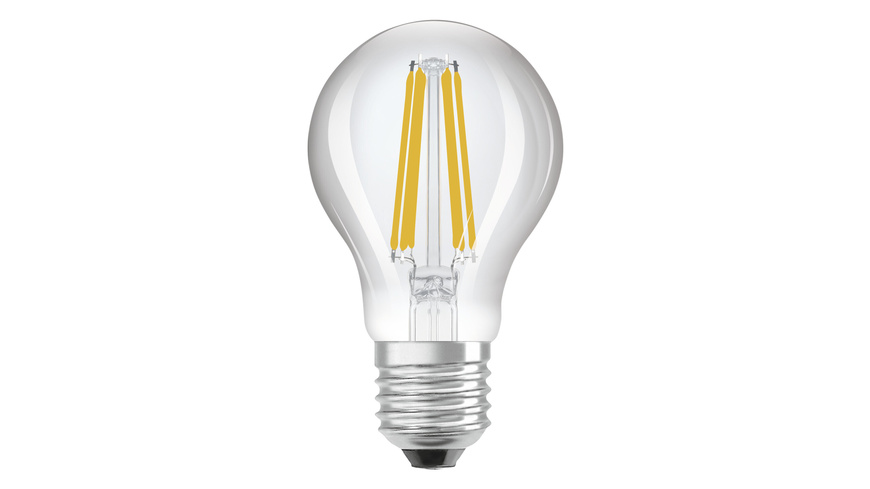 OSRAM Hocheffiziente 5-W-Filament-LED-Lampe A75, E27, 1055 lm, warmweiß, 3000 K, 210 lm/W, EEK A