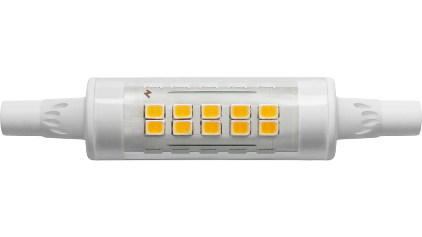 Blulaxa 4,9-W-LED-Lampe, R7s, 700 lm, warmweiß, 3000 K, 142 lm/W, schmale Bauform, Ø 16 mm