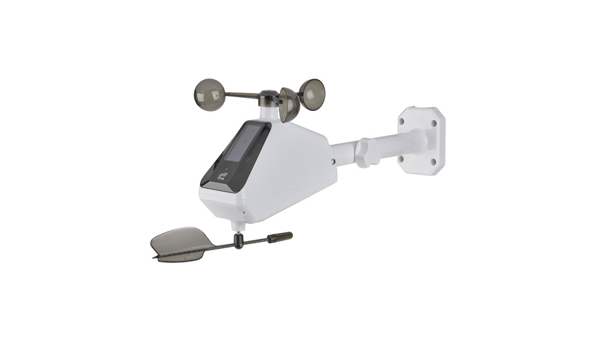 TFA Dostmann Solar Funk‑Windmesser TFA.me ID‑A2, Windrichtung und Windgeschwindigkeit