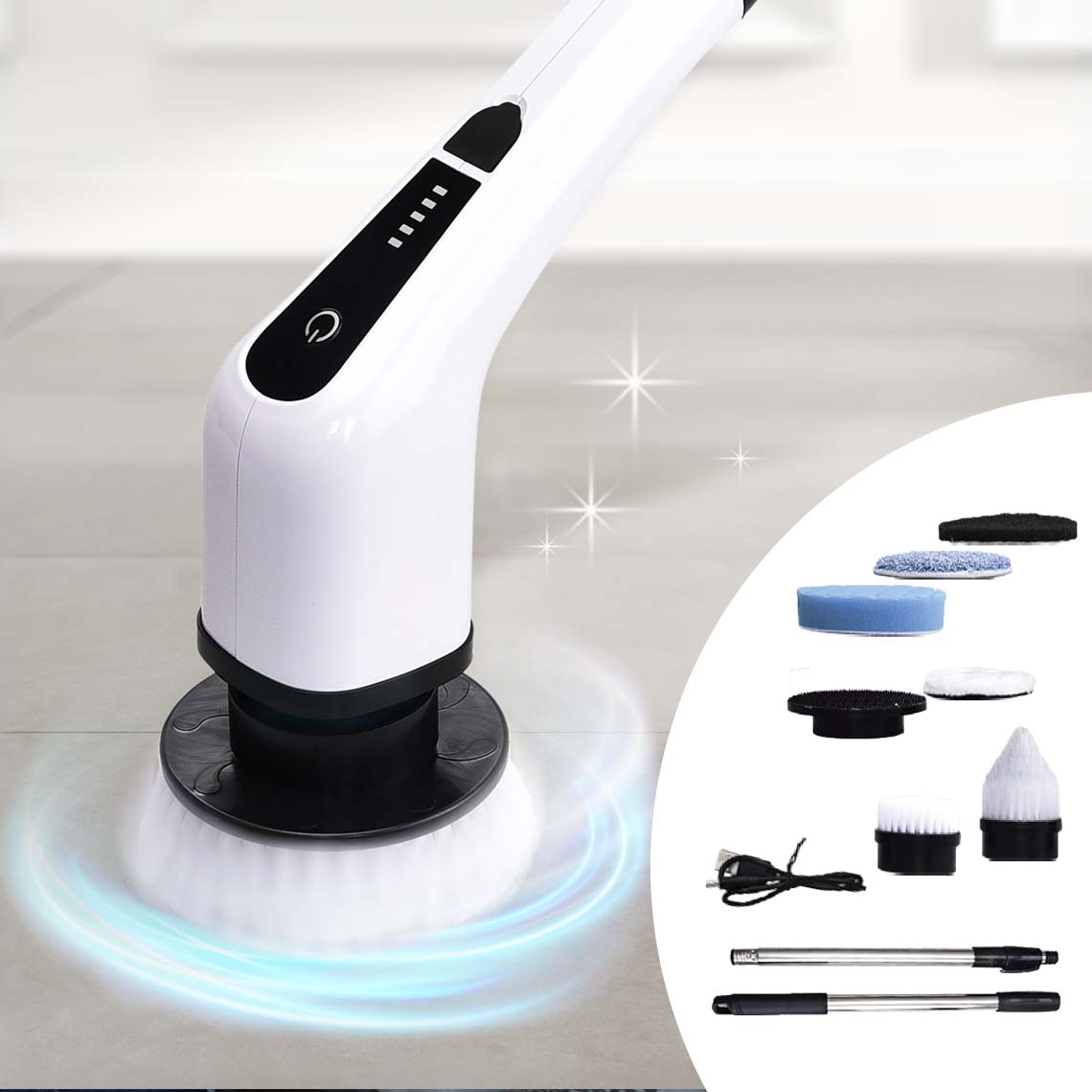 Livington CleanTwister elektrische Reinigungsbürste