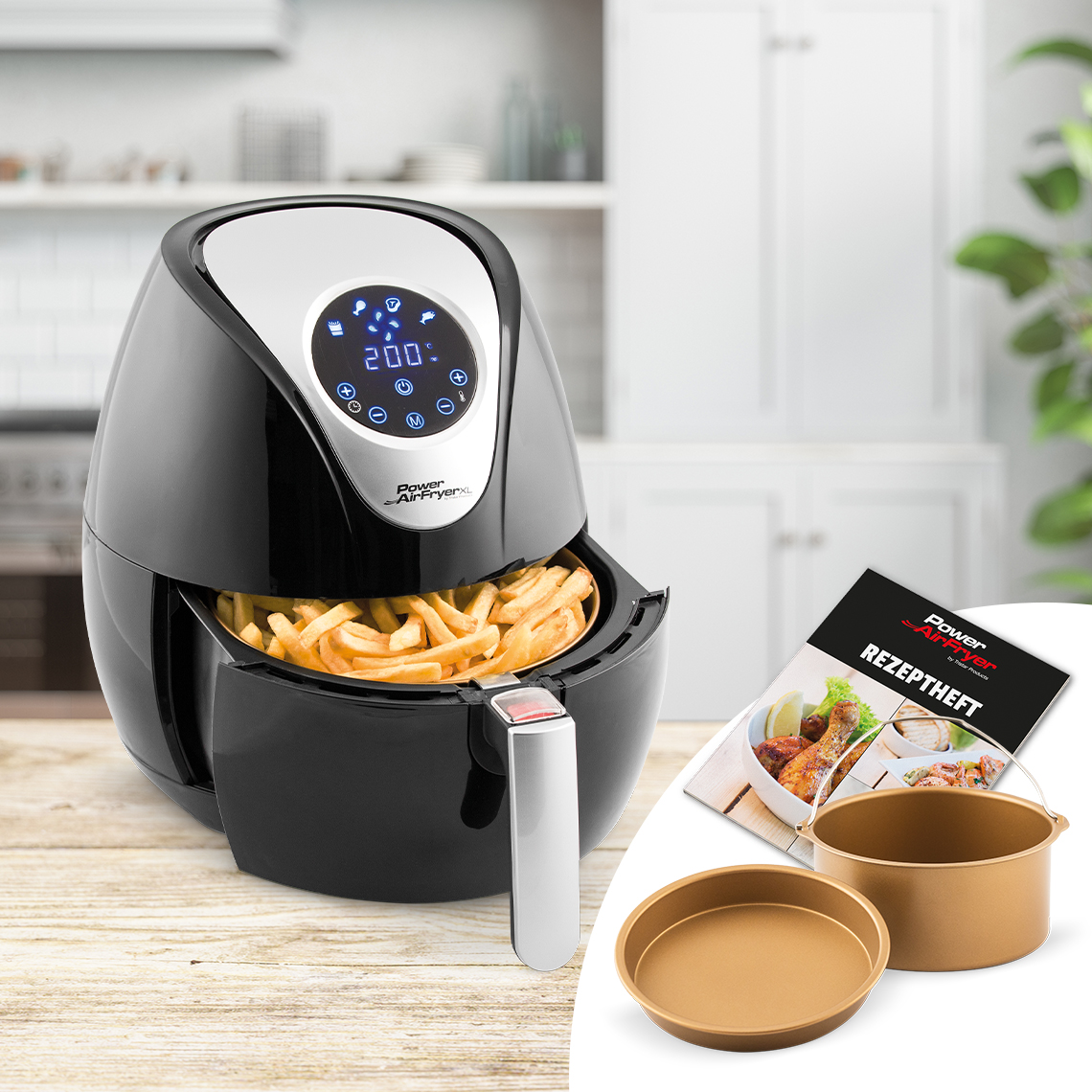 PowerXL Air Fryer 3,2 l Heißluftfritteuse
