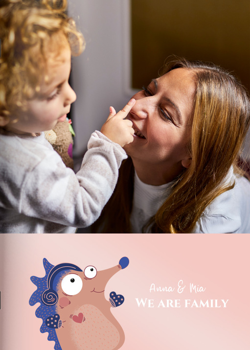 Heft 'Happy Family' im Format A4 hoch