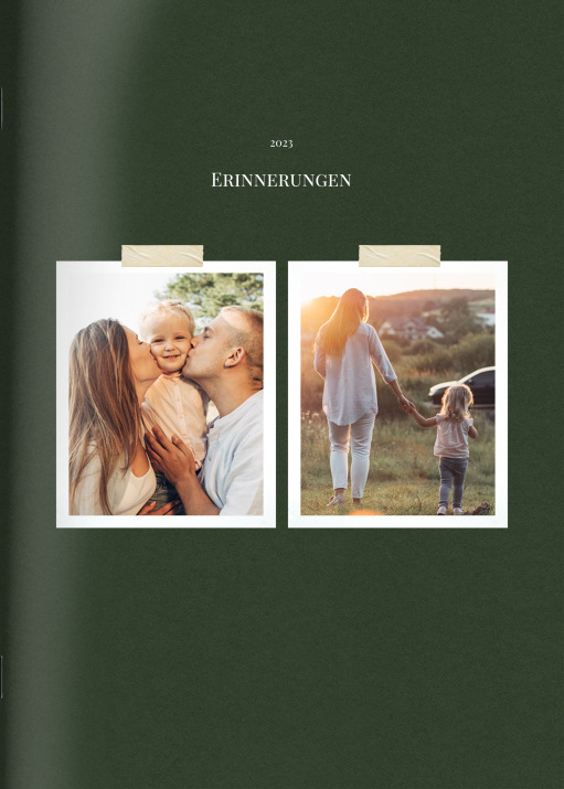 Heft 'Happy Days' im Format A5 hoch