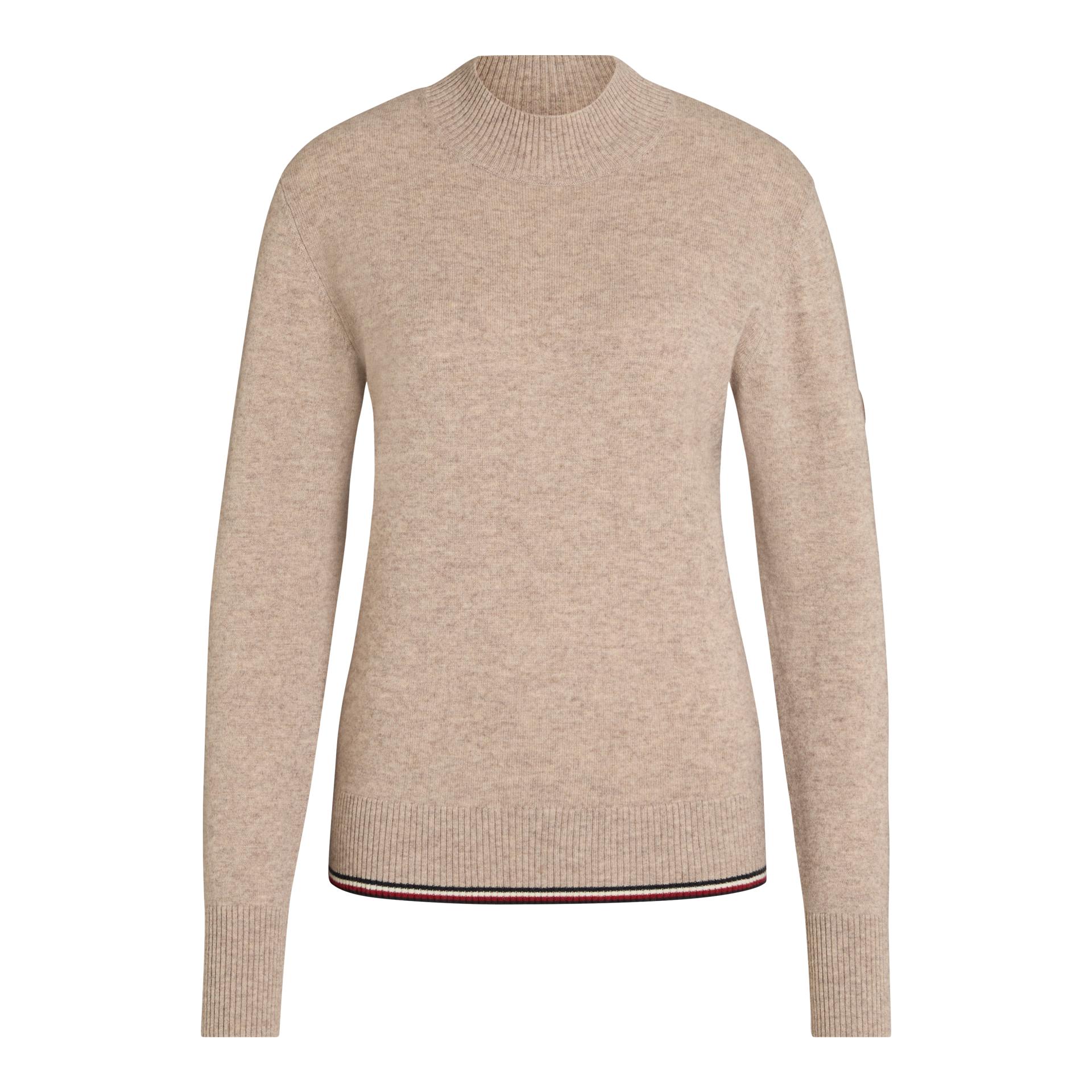 Tommy Hilfiger Equestrian Kaschmir Pullover Ellery Damen - Taupe - Grösse: XS, Farbe: Taupe