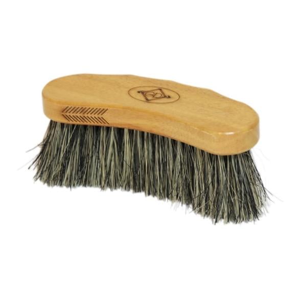 Grooming Deluxe Kardätsche mittel hart / Middle Hard Brush - Beige -