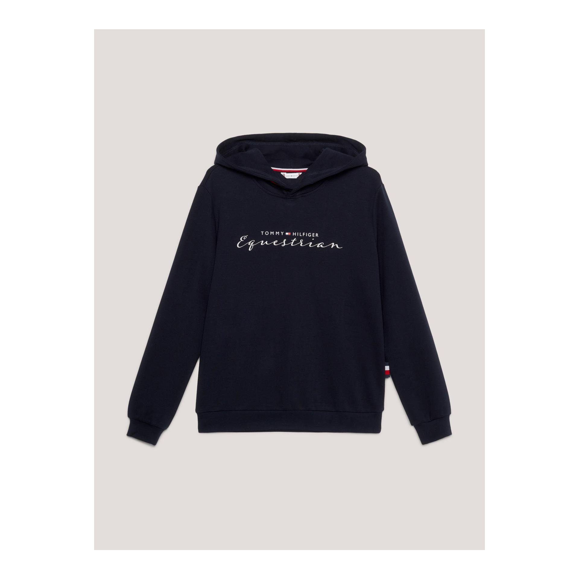 Tommy Hilfiger Equestrian Hoodie Greenwich Damen - Desert Sky - Farbe: Desert Sky, Grösse Bekleidung Damen: XS